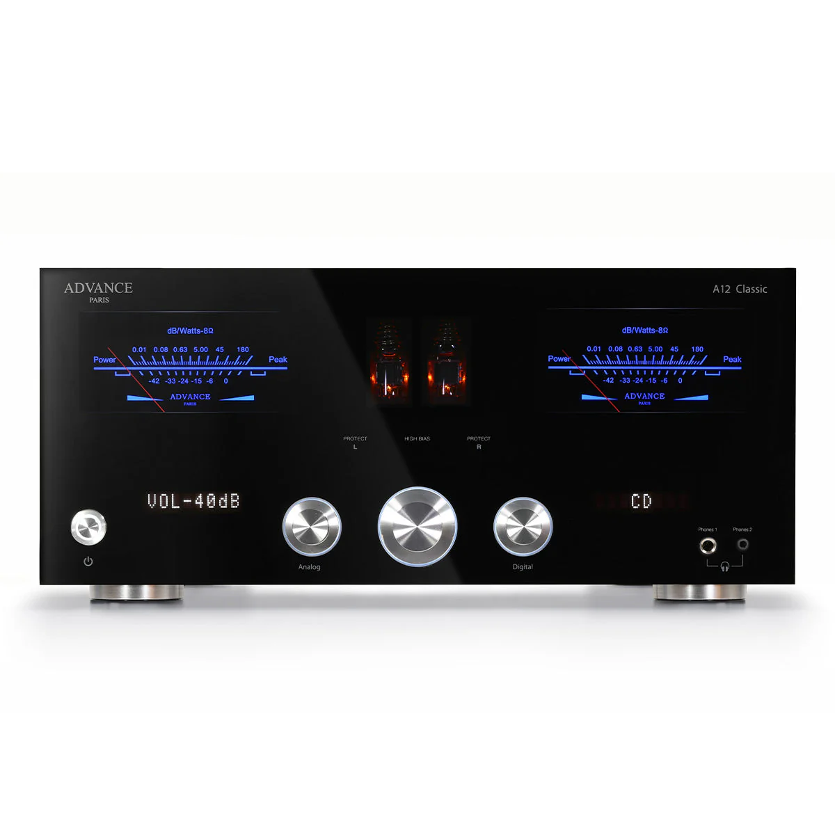 Advance Paris A12 Classic Integrated Amplifier (Black)