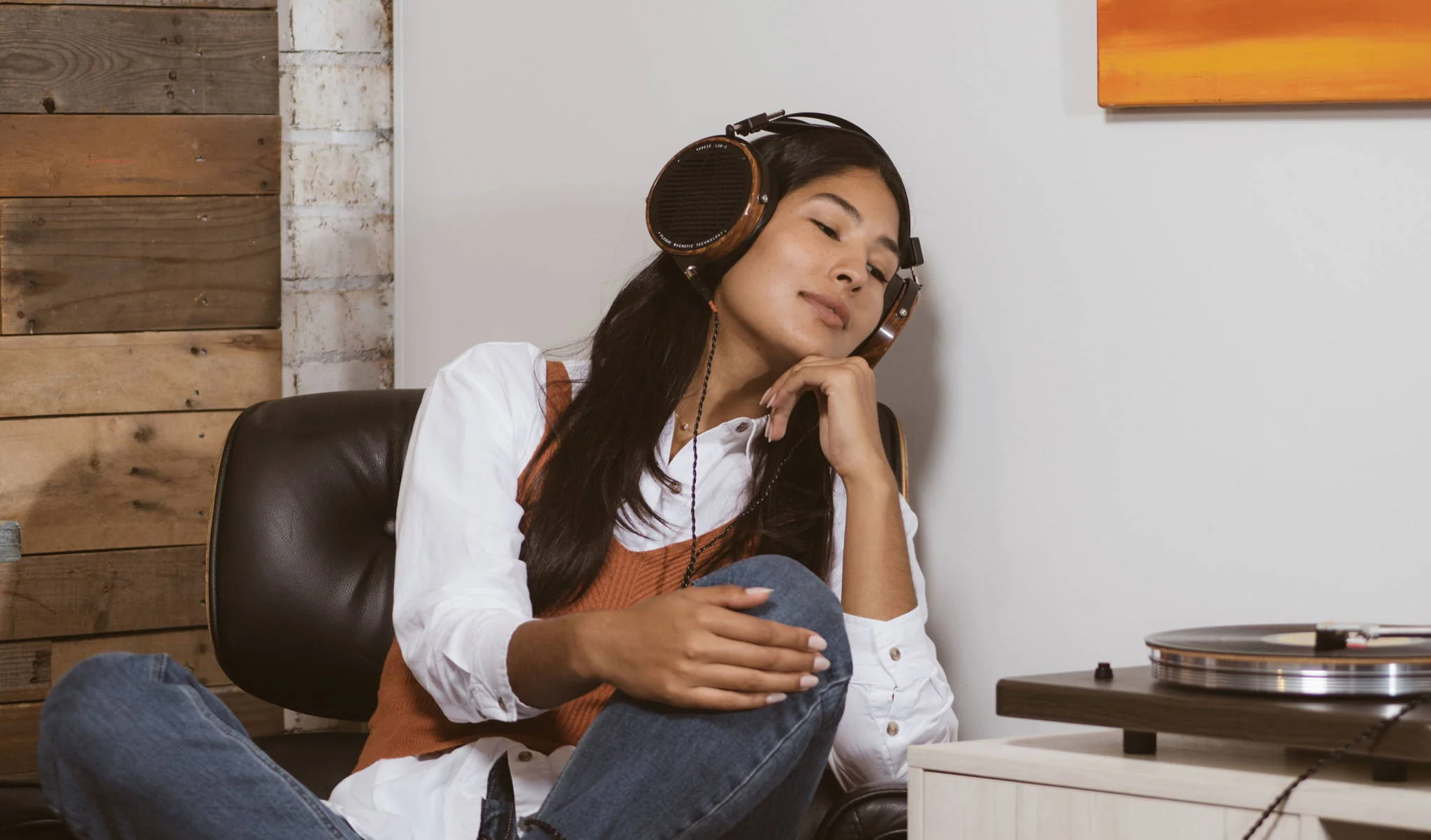 Audeze LCD-2 Over Ear Open Back Headphones (Caribbean Rosewood) - Image 3