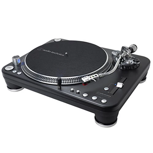 Audio-Technica AT-LP1240 Direct-Drive Professional DJ Turntable - USB & Analog (Black)