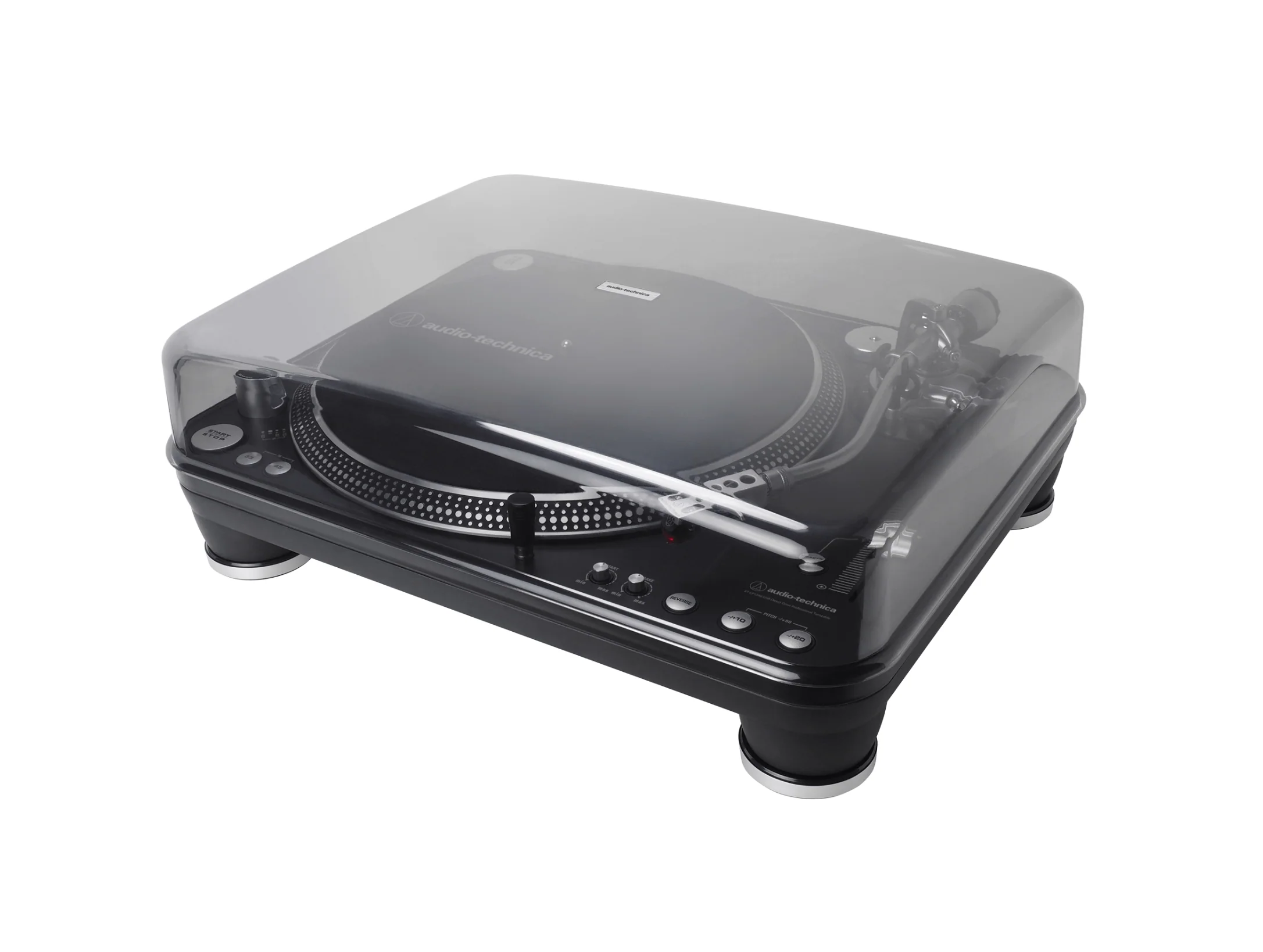Audio-Technica AT-LP1240 Direct-Drive Professional DJ Turntable - USB & Analog (Black) - Image 2