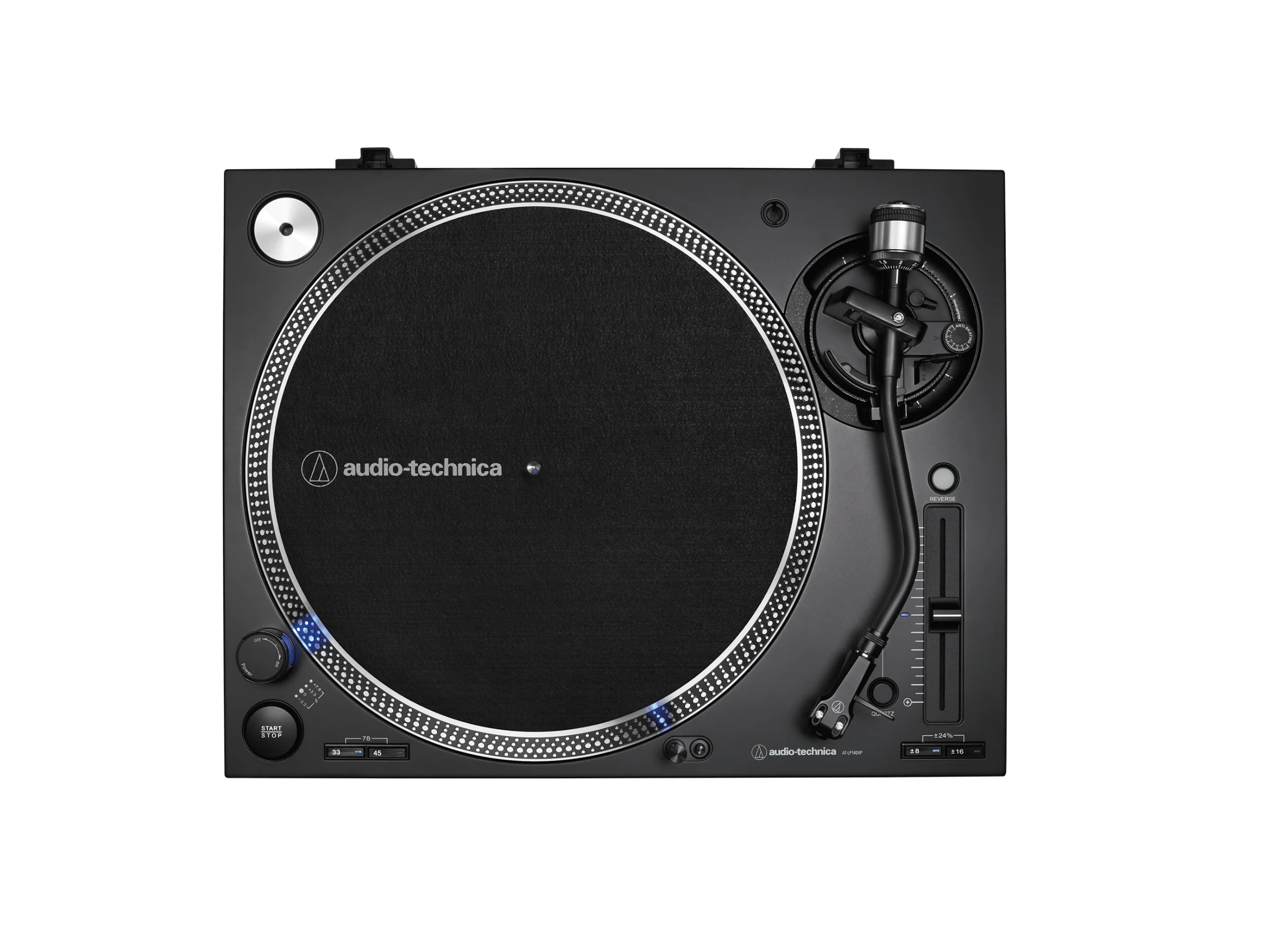 Audio-Technica AT-LP140XP Manual Direct Drive Turntable (Black) - Image 2