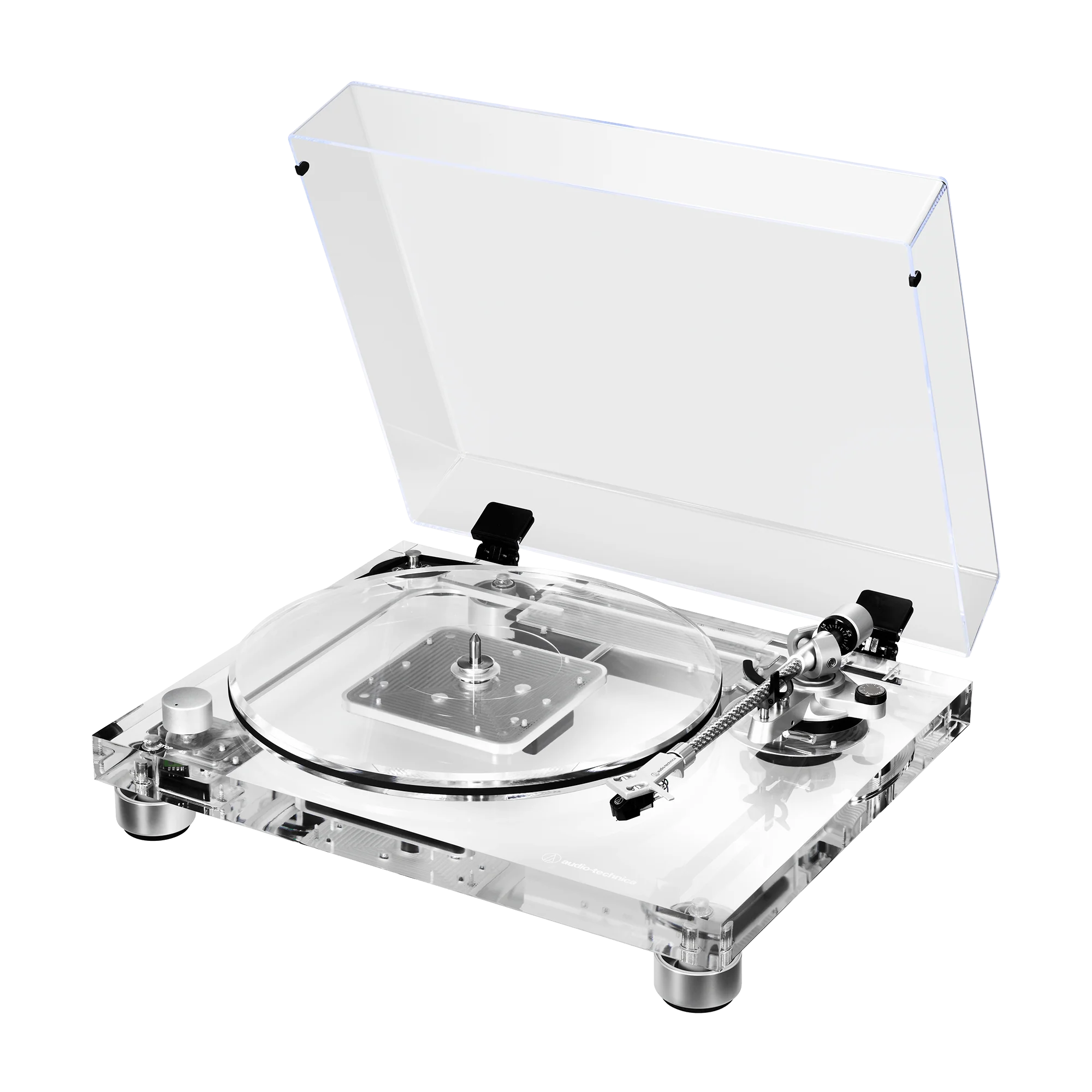 Audio-Technica AT-LP2022 Limited Edition Fully Manual Belt-Drive Turntable (Clear) - Image 3