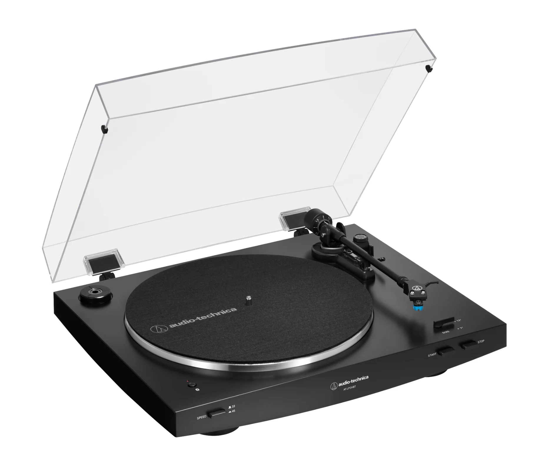 Audio-Technica AT-LP3XBT-BK Automatic Belt-Drive Turntable - Wireless & Analog (Black)