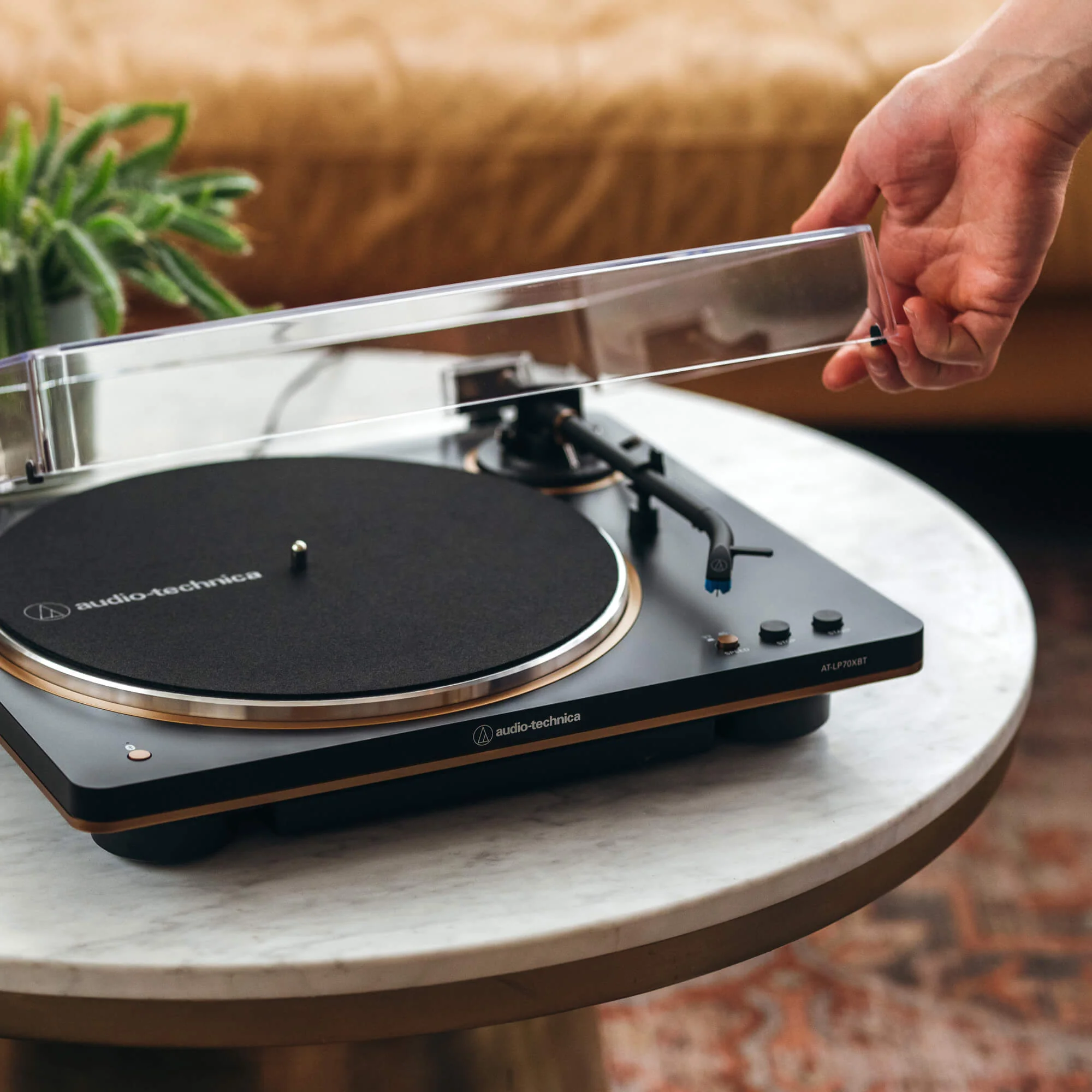 Audio-Technica AT-LP70XBT Fully Automatic Wireless Belt-Drive Turntable - Image 6
