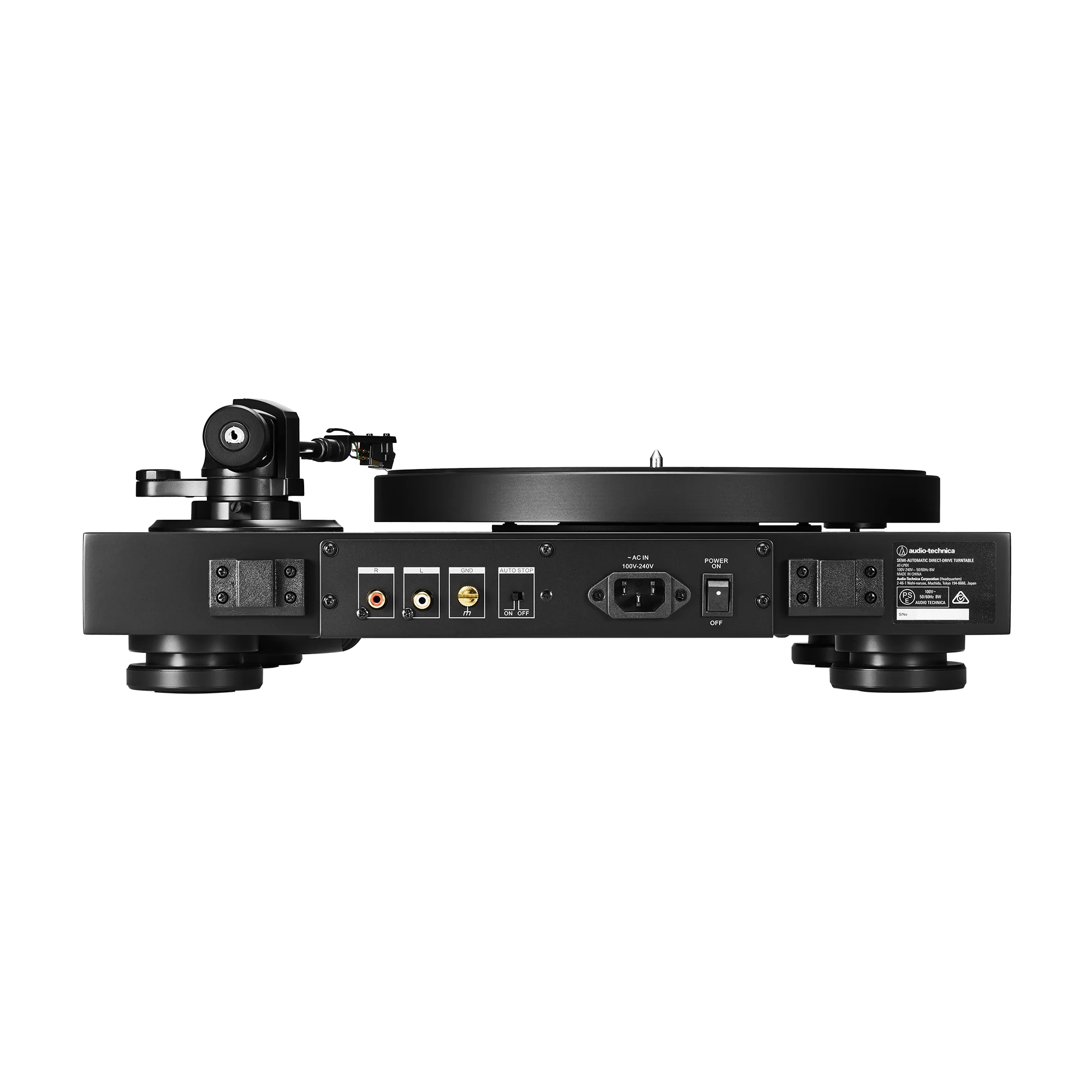 Audio-Technica AT-LP8X Semi-Automatic Direct-Drive Turntable (Black) - Image 4