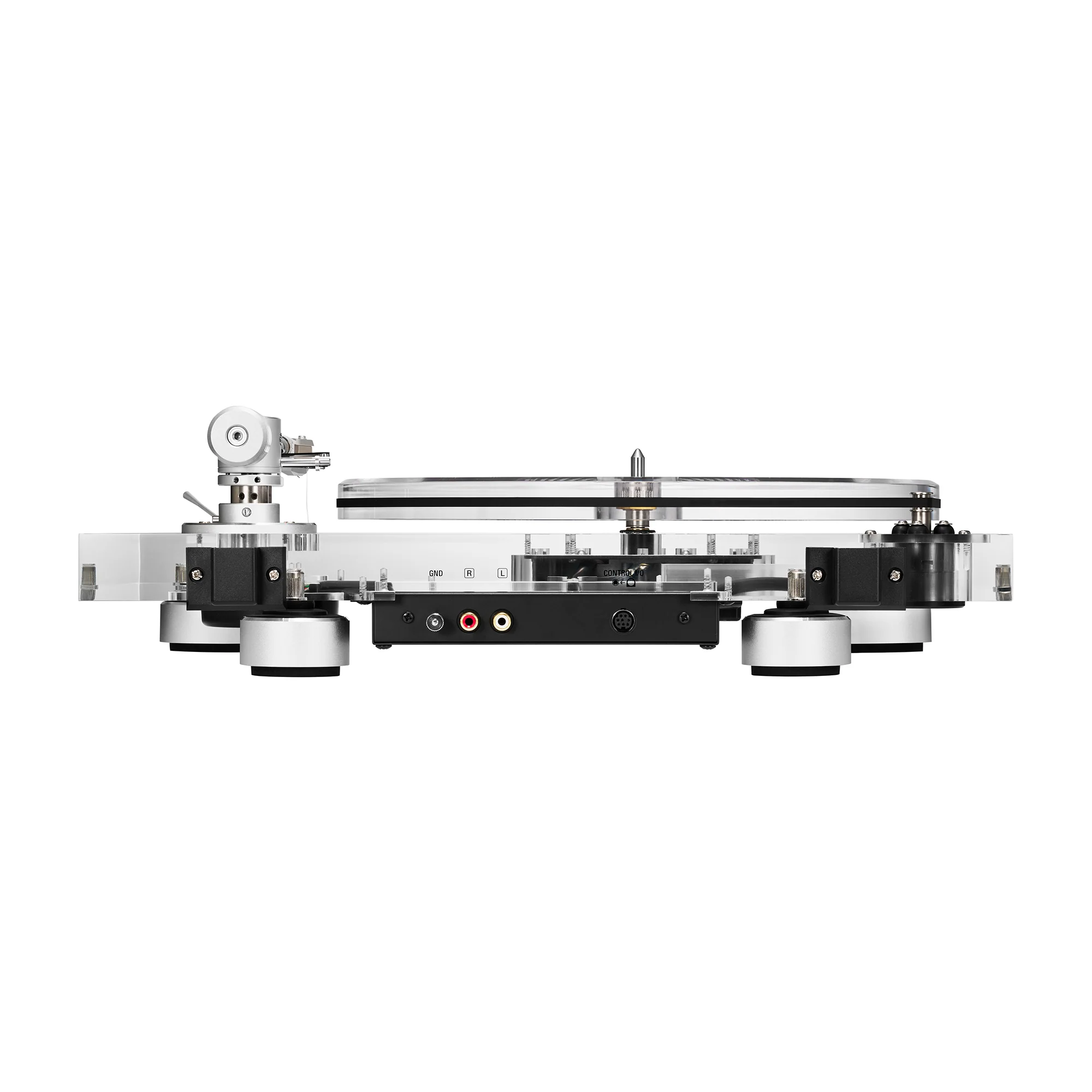 Audio-Technica AT-LPA2 Fully Manual Belt-Drive Turntable (Clear) - Image 6
