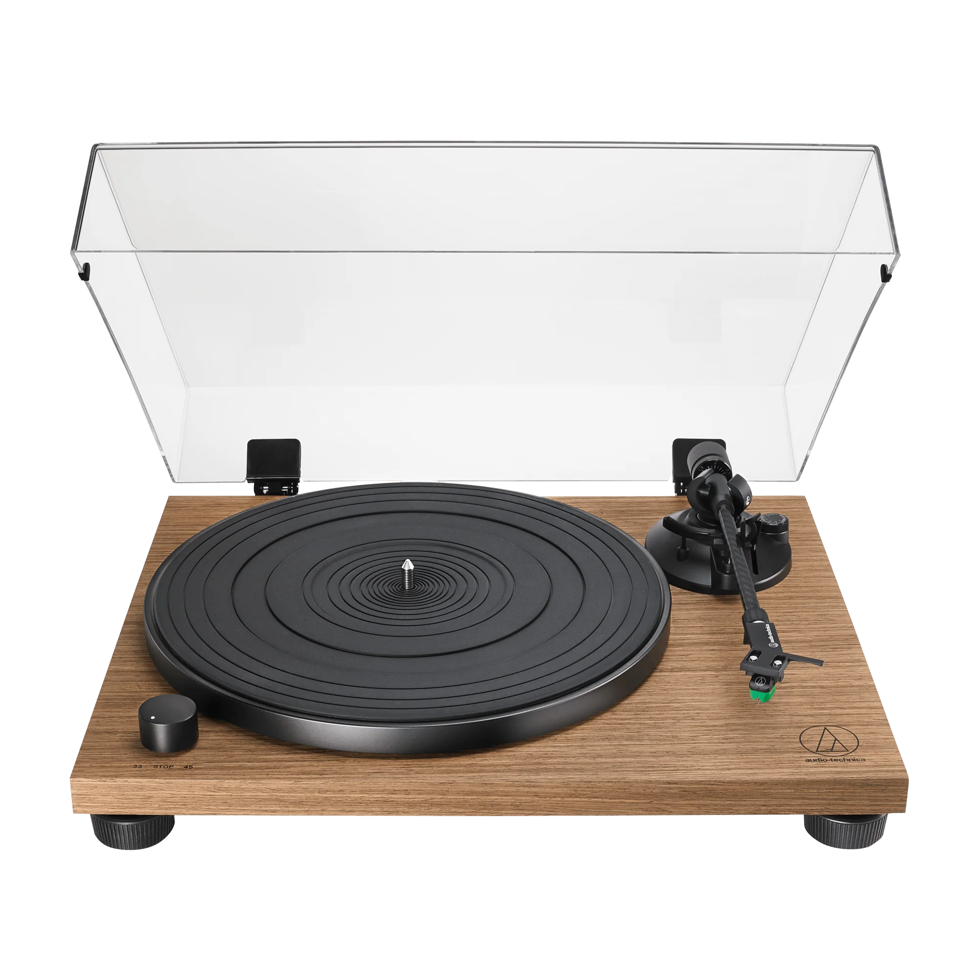 Audio-Technica AT-LPW40WN Fully Manual Belt-Drive Turntable (Walnut)