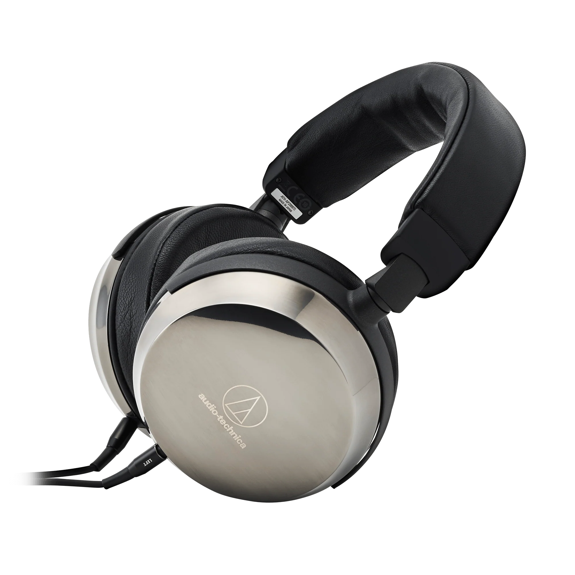 Audio-Technica ATH-AP2000Ti Over Ear High-Resolution Headphones (Black w/ Silver) - Image 4