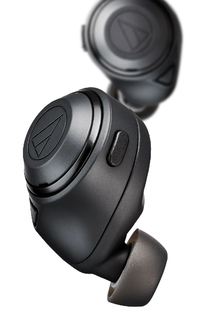 Audio-Technica ATH-CKS50TW True Wireless Noise Canceling Earbuds (Black) - Image 2