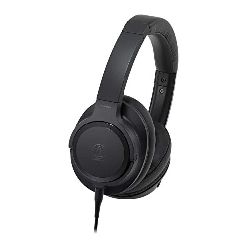Audio-Technica ATH-SR50 Over Ear High-Resolution Headphones (Black)