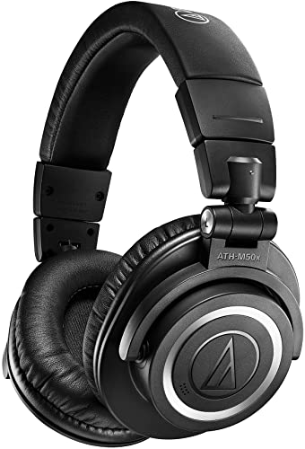 Audio-Technica ATH-M50X Professional Studio Monitor Headphones