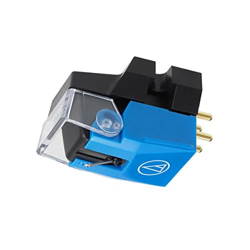 Audio-Technica VM510CB Dual Moving Magnet Conical Stereo Turntable Cartridge (Blue)