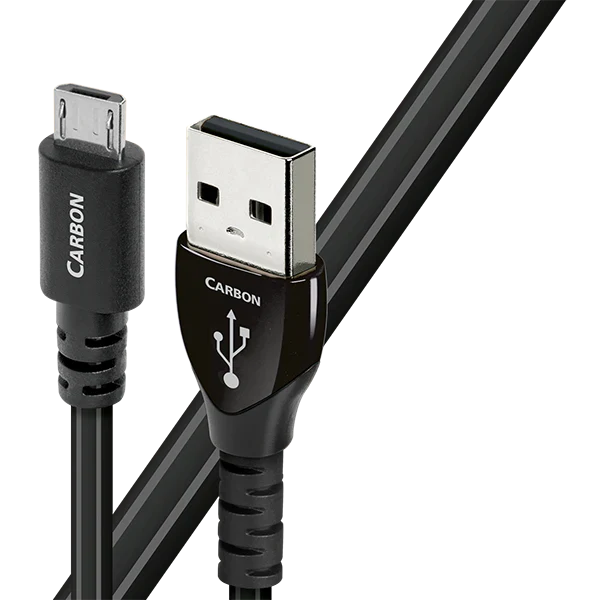 AudioQuest Carbon USB-A > Micro B 2.0 High-Definition Digital Audio Cable (1.5 meter) - Image 2