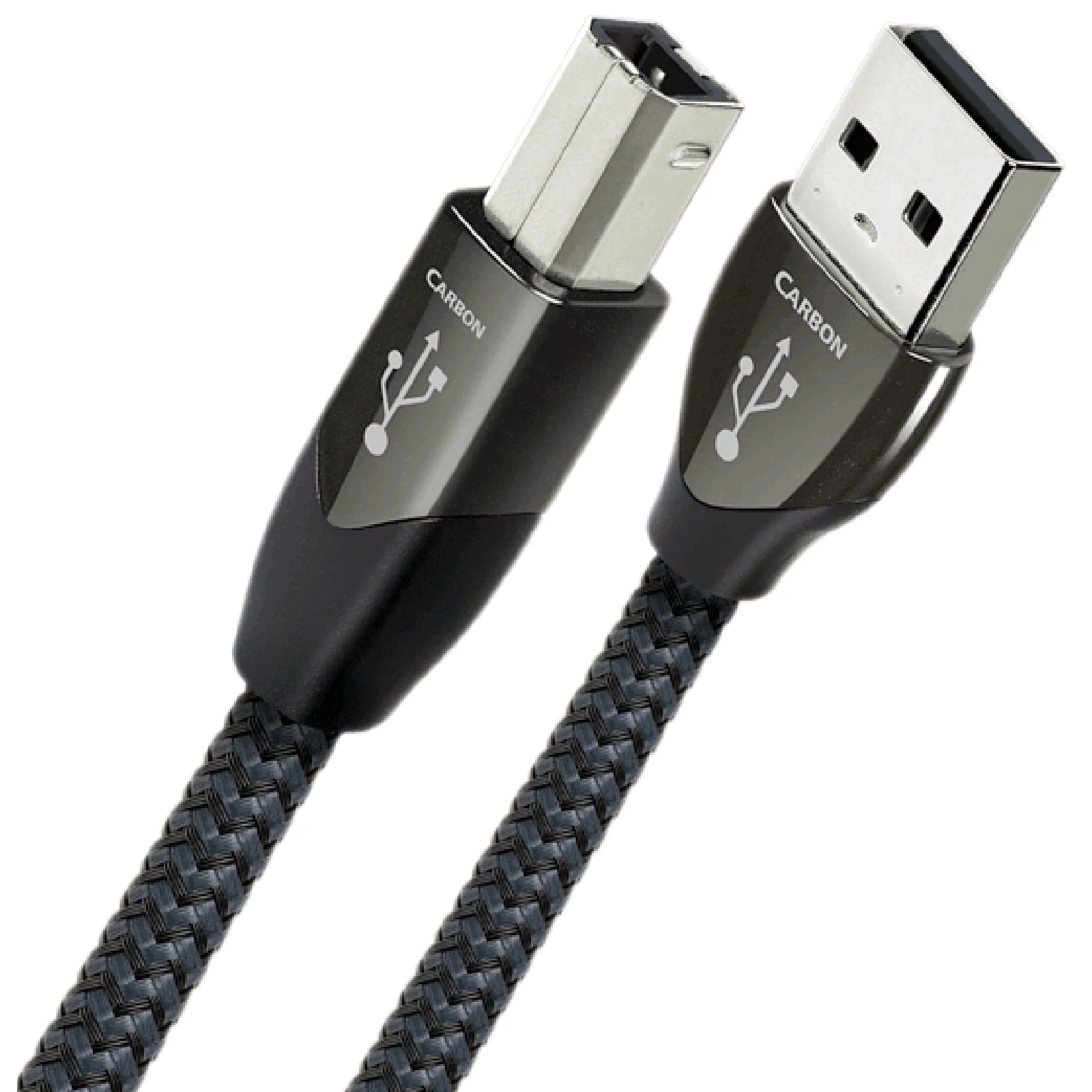 AudioQuest Carbon USB A > B High-Definition Digital Audio Cable (1x Male USB-A > 1x Male USB-B, Single) - Image 2