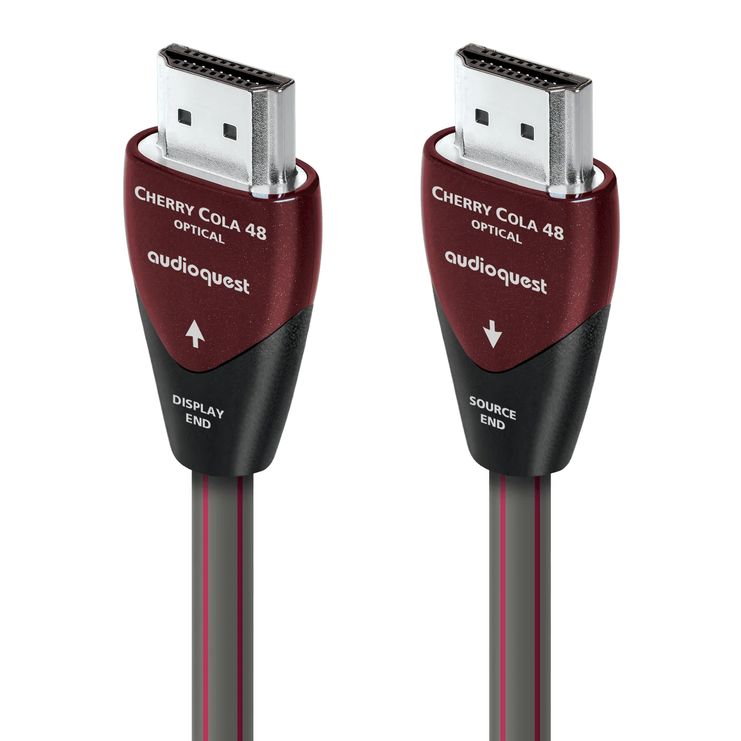AudioQuest Cherry Cola 48 2.1 HDMI Cable - 4K/8K Ultra HD, In-Wall Rated, High-Speed, 48Gbps, HDR, eARC