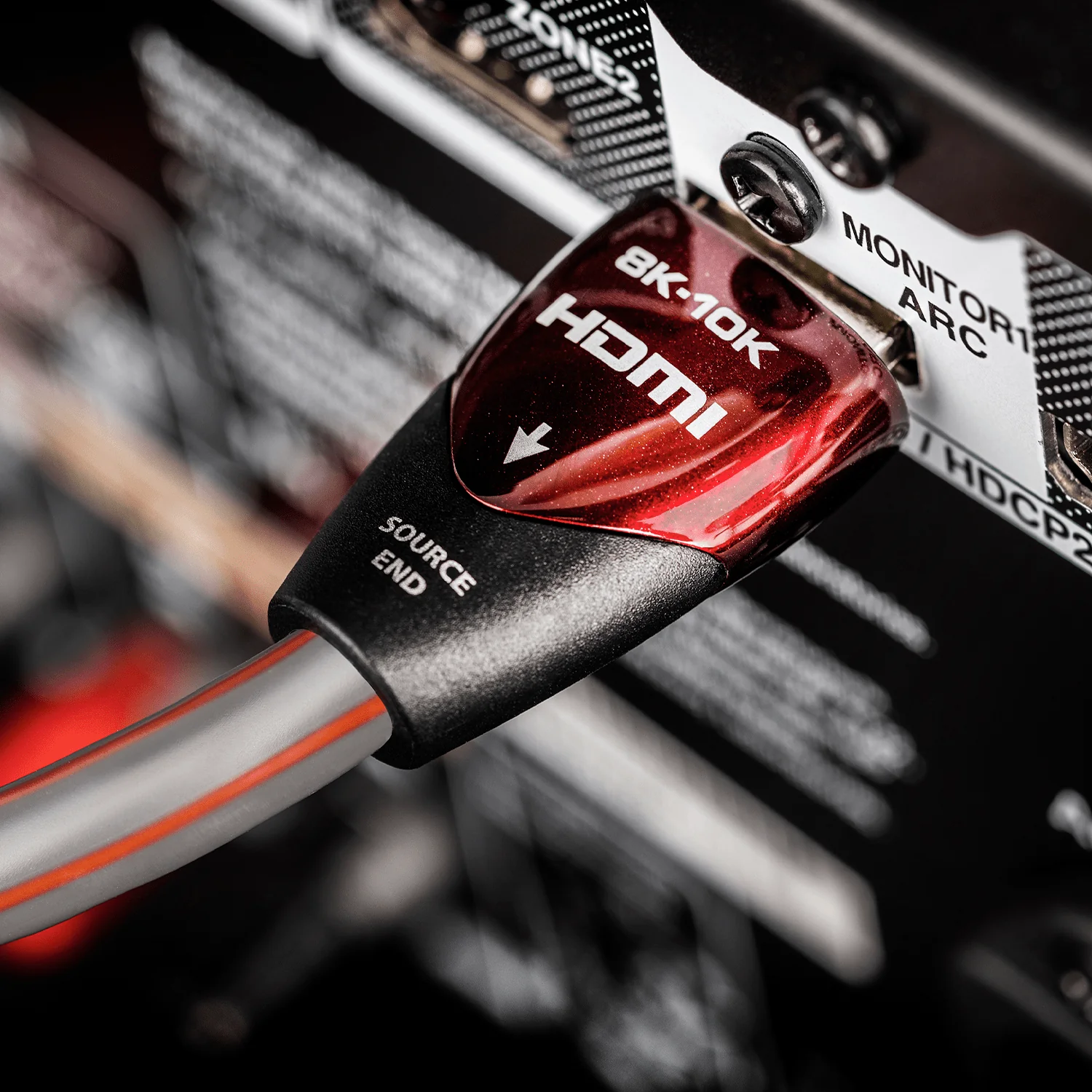 AudioQuest Cherry Cola 48 2.1 HDMI Cable - 4K/8K Ultra HD, In-Wall Rated, High-Speed, 48Gbps, HDR, eARC - Image 2