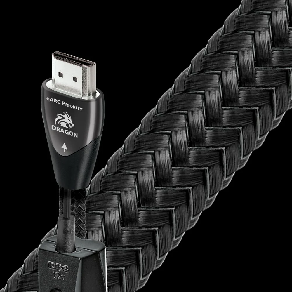 AudioQuest Dragon eARC Priority 2.1 HDMI Cable - 8K/10K Ultra HD, Gaming, High-Speed, 48Gbps, HDR, eARC Priority - Image 4