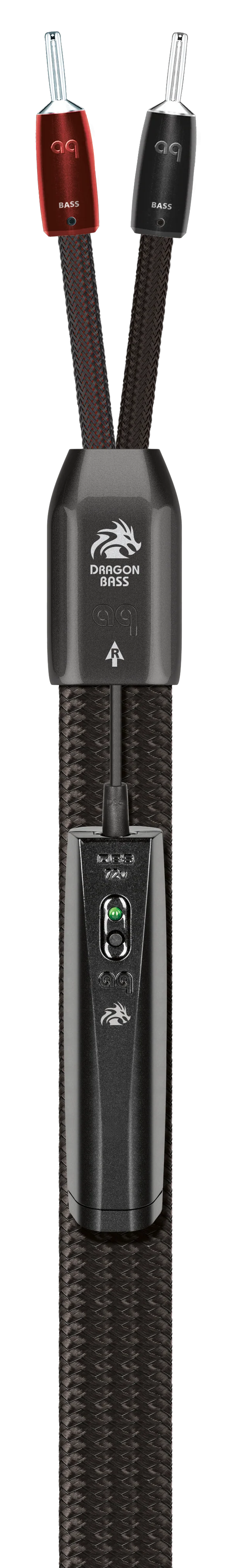 AudioQuest Dragon BASS Speaker Cable w/ ZERO-Tech and RF/ND-Tech for Midrange and Bass (Pair)