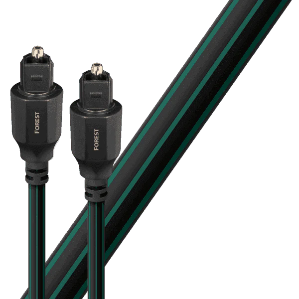 AudioQuest Forest Optical Toslink Fiber-Optic Cable + Mini-Adaptor (1x Male Toslink > 1x Male Toslink, Single) - Image 4