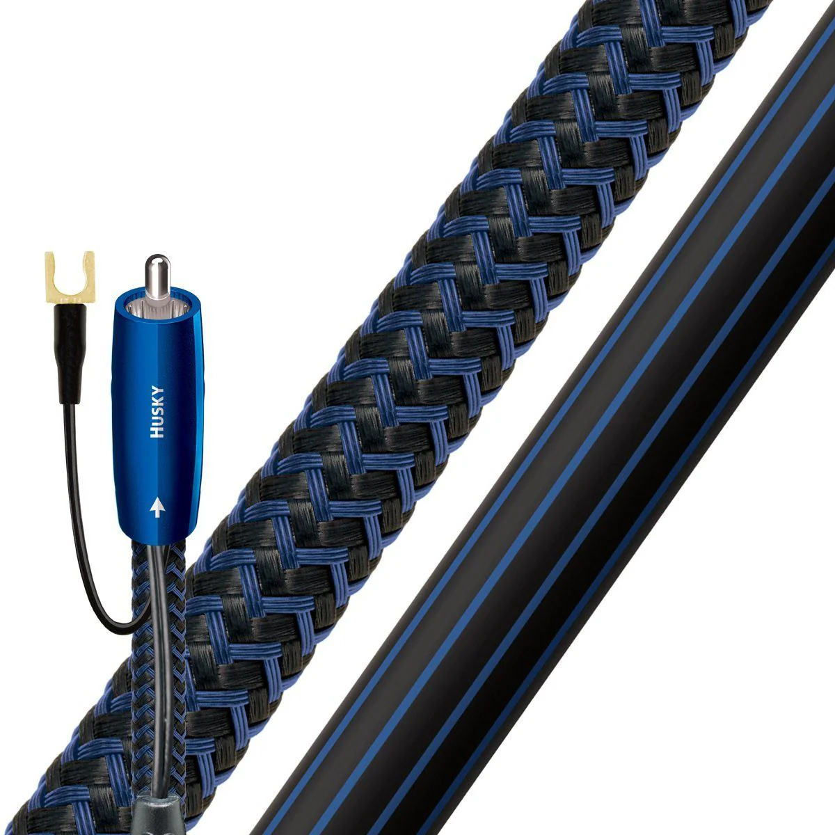 AudioQuest Husky RCA Low-Frequency Subwoofer Audio Interconnect (Nylon Braid) - Image 2
