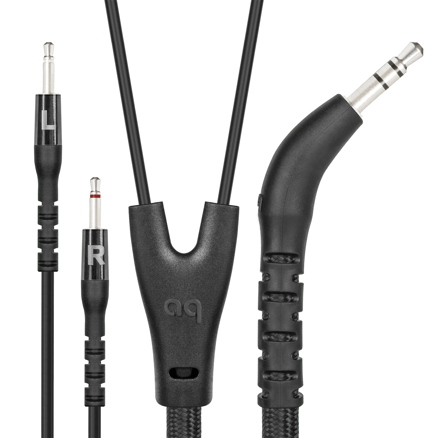 AudioQuest NightBird Model One 3.5mm Stereo > 2x 2.5mm Mono Headphone Cable