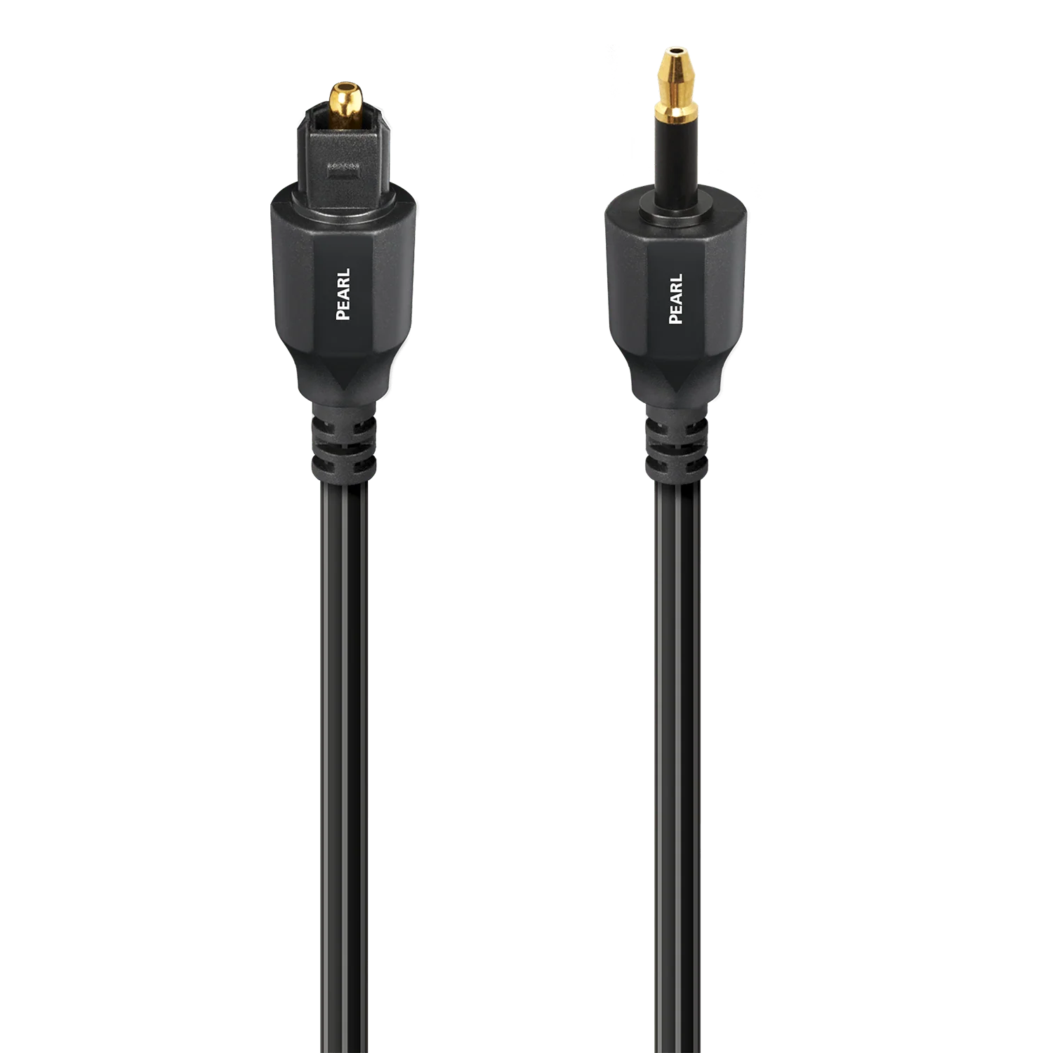 AudioQuest Pearl Optical > 3.5mm Mini M Toslink Fiber-Optic Cable (1x Male Toslink > 1x Male 3.5mm Mini, Single)