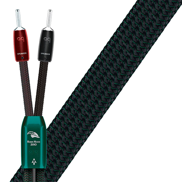 AudioQuest Robin Hood ZERO Speaker Cable w/ ZERO-Tech for Full-Range or Treble (Pair) - Image 2