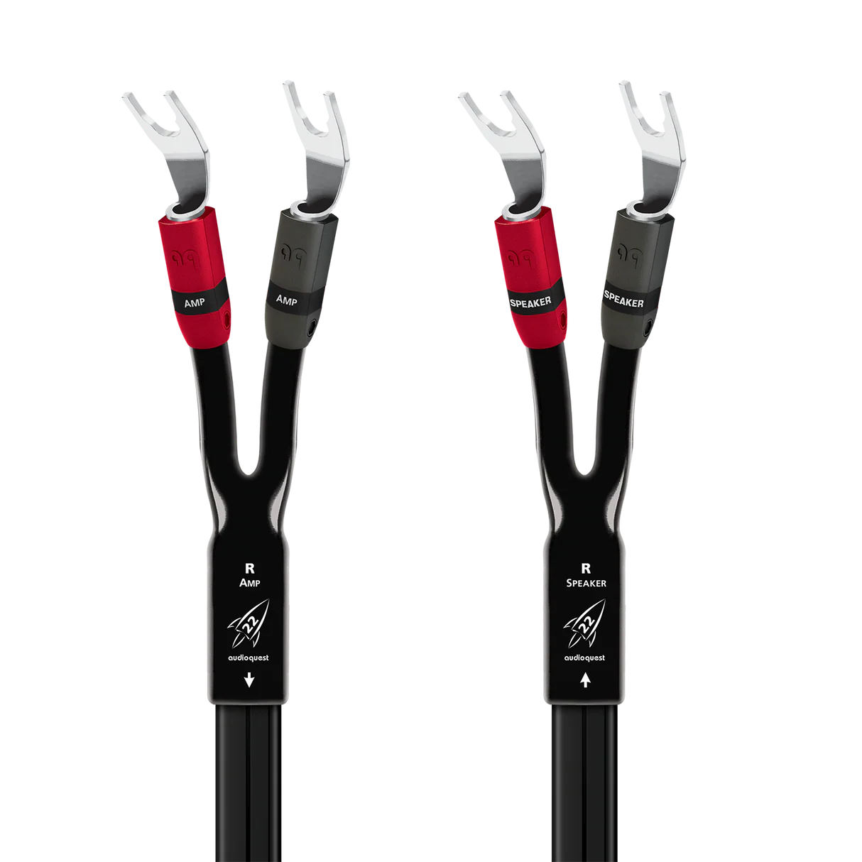 AudioQuest Rocket 22 Full-Range Speaker Cable with SureGrip 300 Connectors