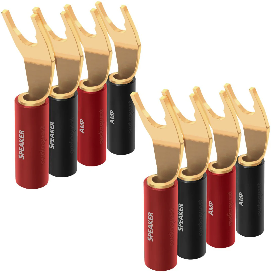 AudioQuest SureGrip 100 Gold Multi-Spade Speaker Connectors (Set of 8) - Image 3