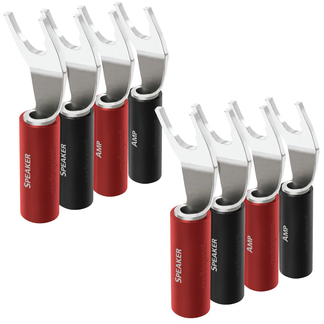 AudioQuest SureGrip 100 Silver Multi-Spade Speaker Connectors (Set of 8) - Image 3