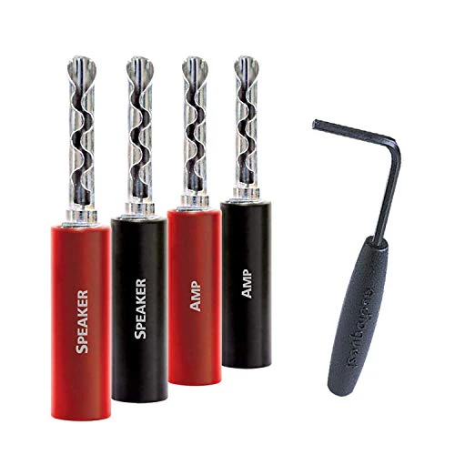 AudioQuest SureGrip 100 Silver Banana Speaker Connectors (Set of 8) - Image 3