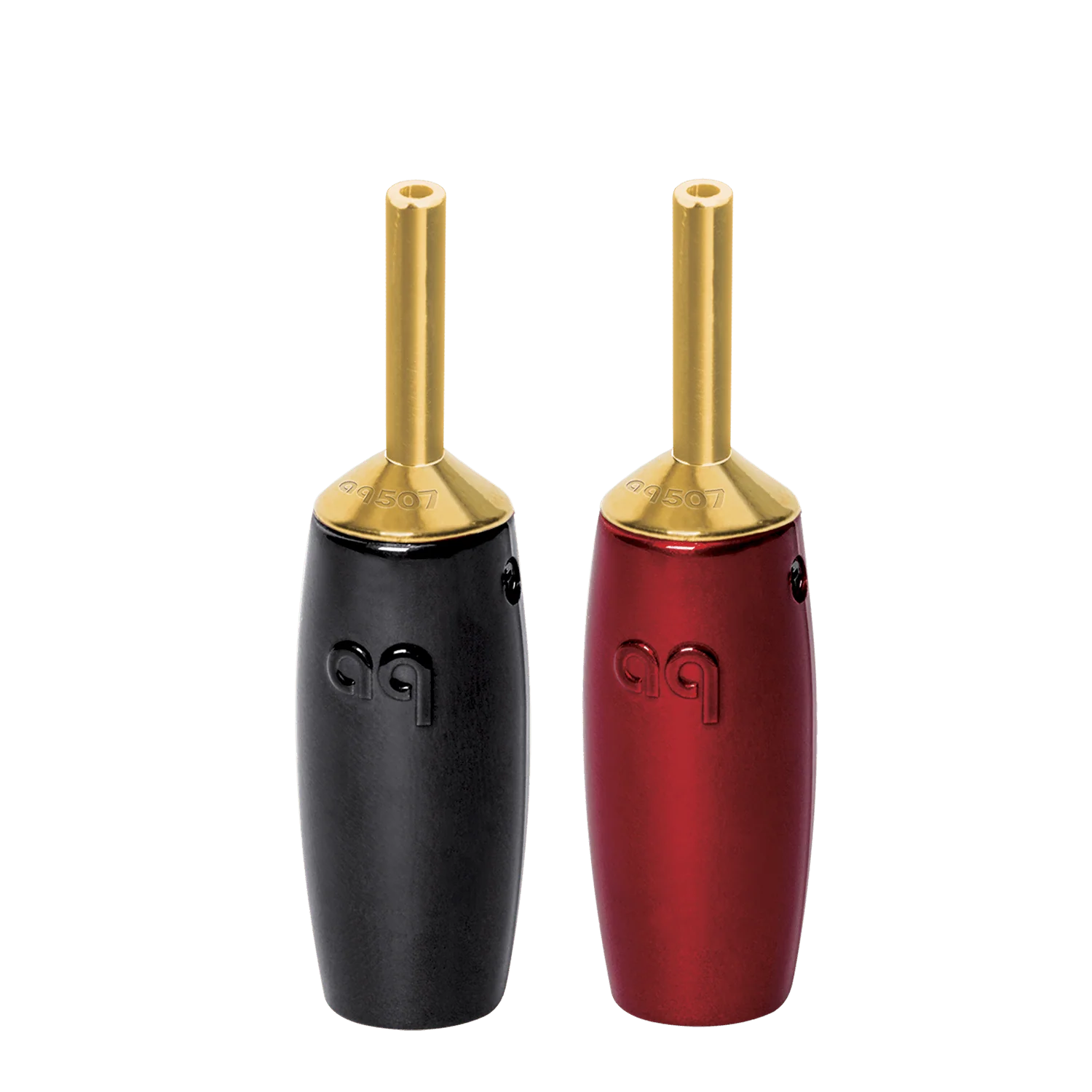 AudioQuest 507 Series Banana Gold Speaker Connectors (Full Range - Set of 4)