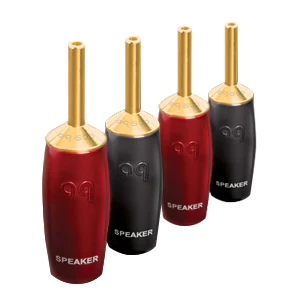 AudioQuest 507 Series Banana Gold Speaker Connectors (Full Range - Set of 4) - Image 3