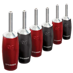 AudioQuest 500 Series Banana Silver Speaker Connectors (BiWire - Set of 6) - Image 3