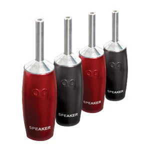 AudioQuest 507 Series Banana Silver Speaker Connectors (Full Range - Set of 4) - Image 3