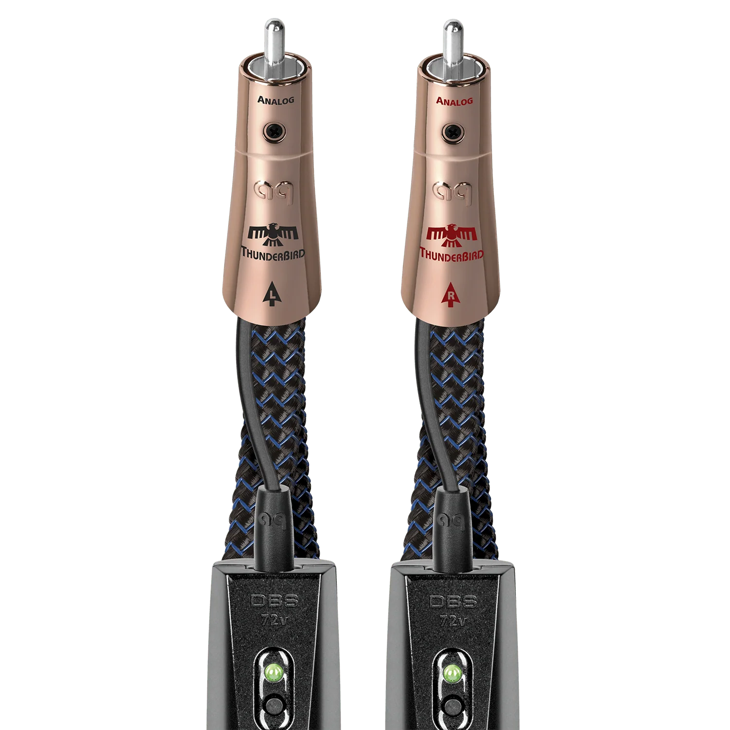 AudioQuest ThunderBird RCA > RCA Analog Audio Interconnect Cable (Pair)