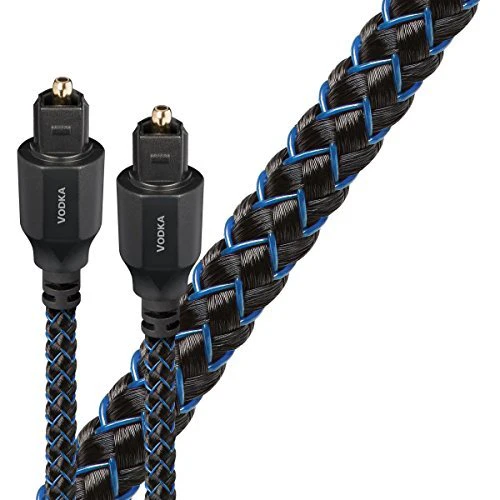 AudioQuest Vodka Optical Toslink Fiber-Optic Cable + Mini-Adaptor (1x Male Toslink > 1x Male Toslink, Single) - Image 2