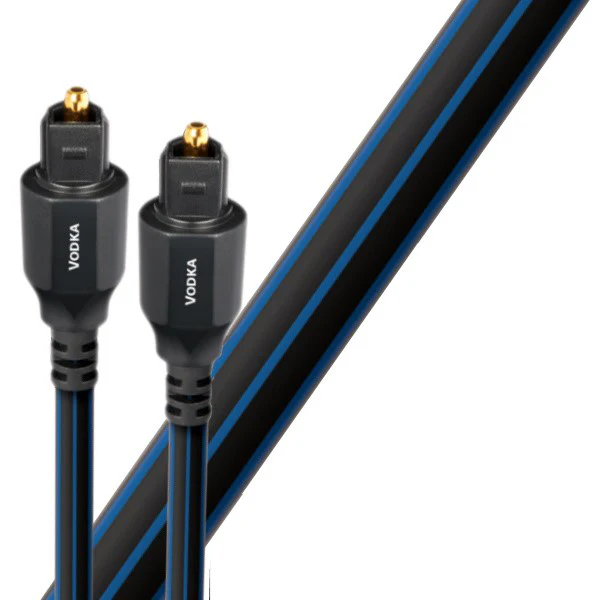 AudioQuest Vodka Optical Toslink Fiber-Optic Cable + Mini-Adaptor (1x Male Toslink > 1x Male Toslink, Single) - Image 3