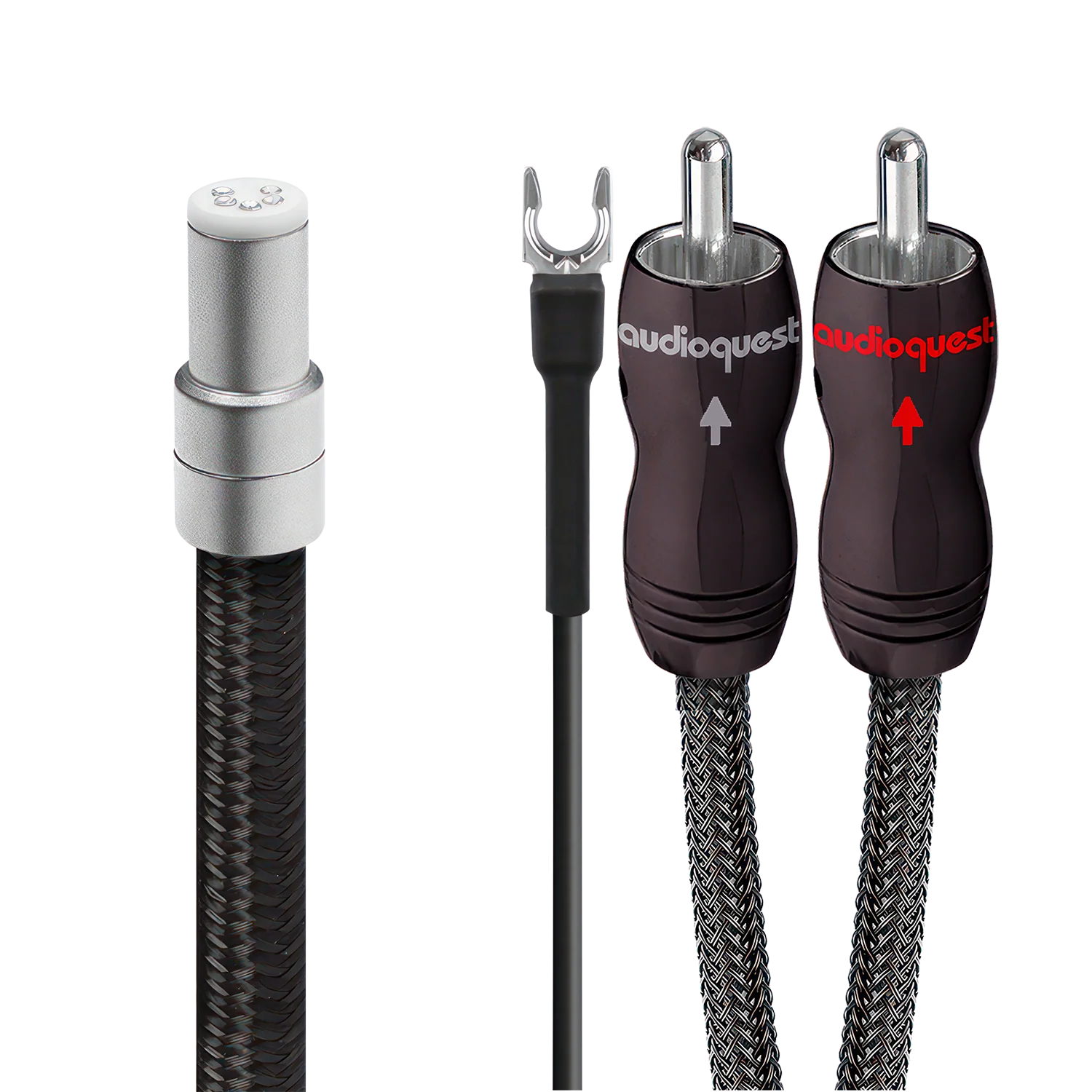 AudioQuest WEL Signature Tonearm JIS > RCA Limited Edition Cable + Ground Wire