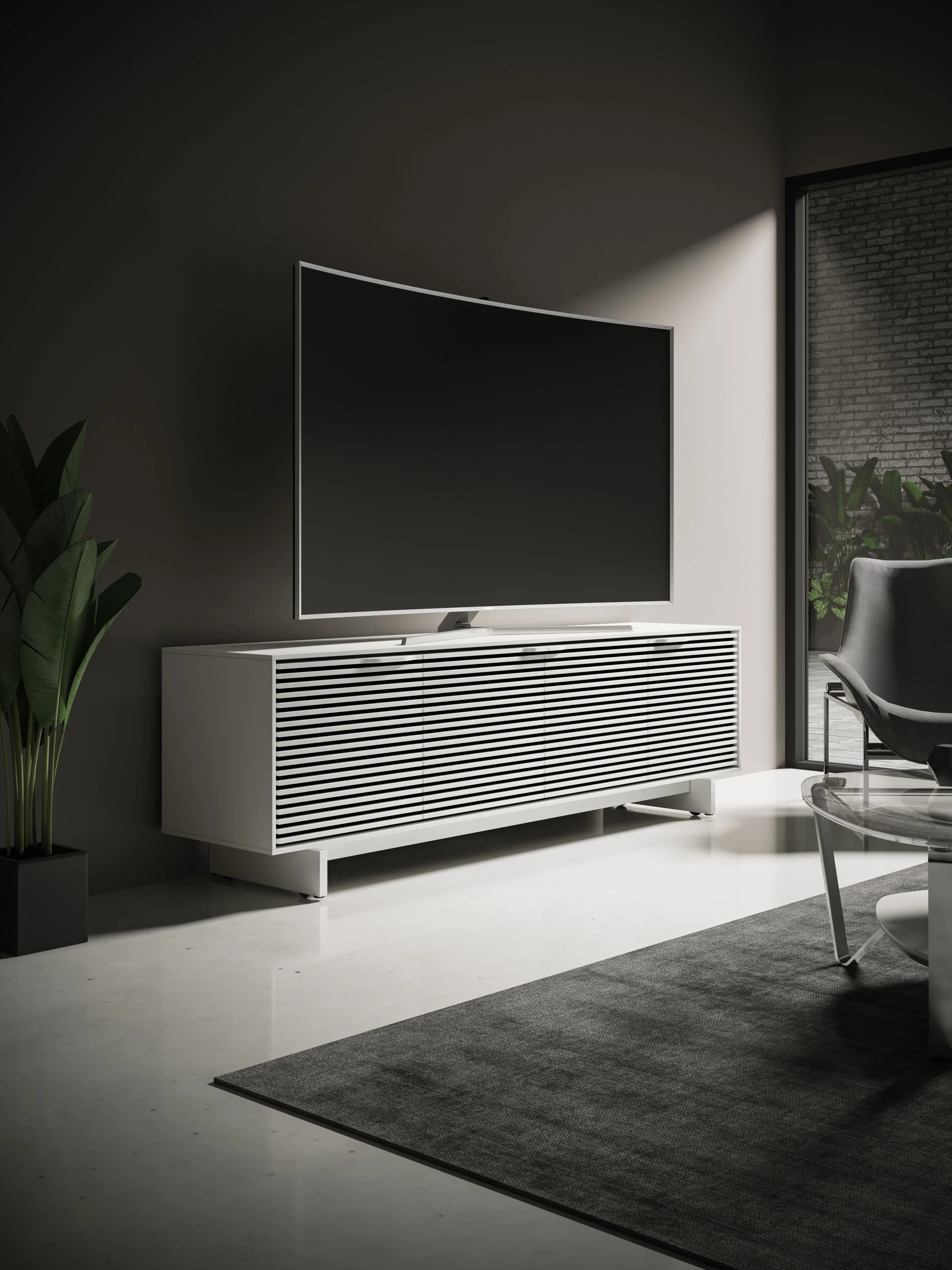 BDI Align 7479 Large Modern TV Stand, Media Console & Credenza (TV Sold Separately) - Image 8