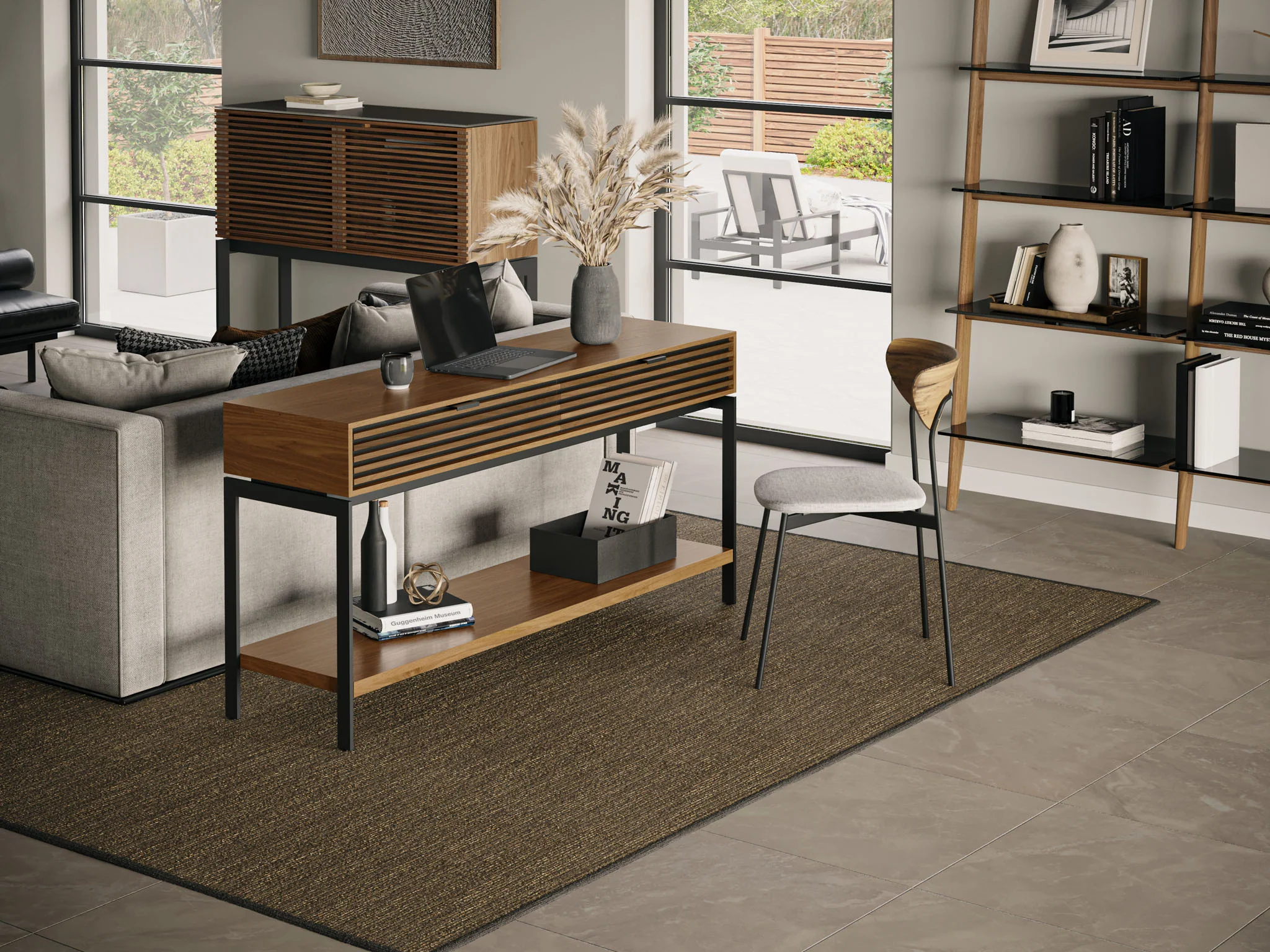 BDI Cora 1173 Console Table (Walnut) - Image 5