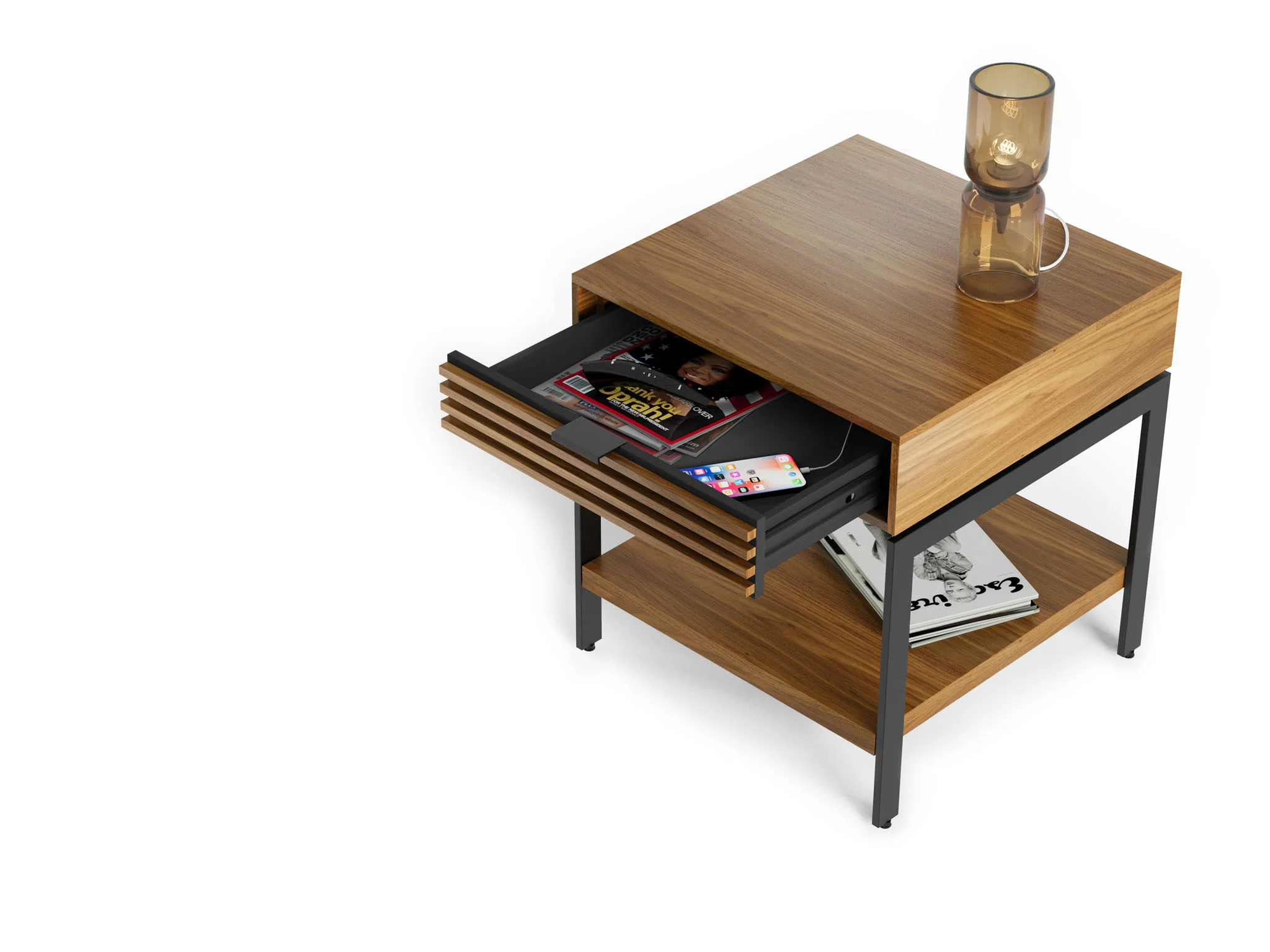 BDI Cora 1176 End Table (Walnut) - Image 3