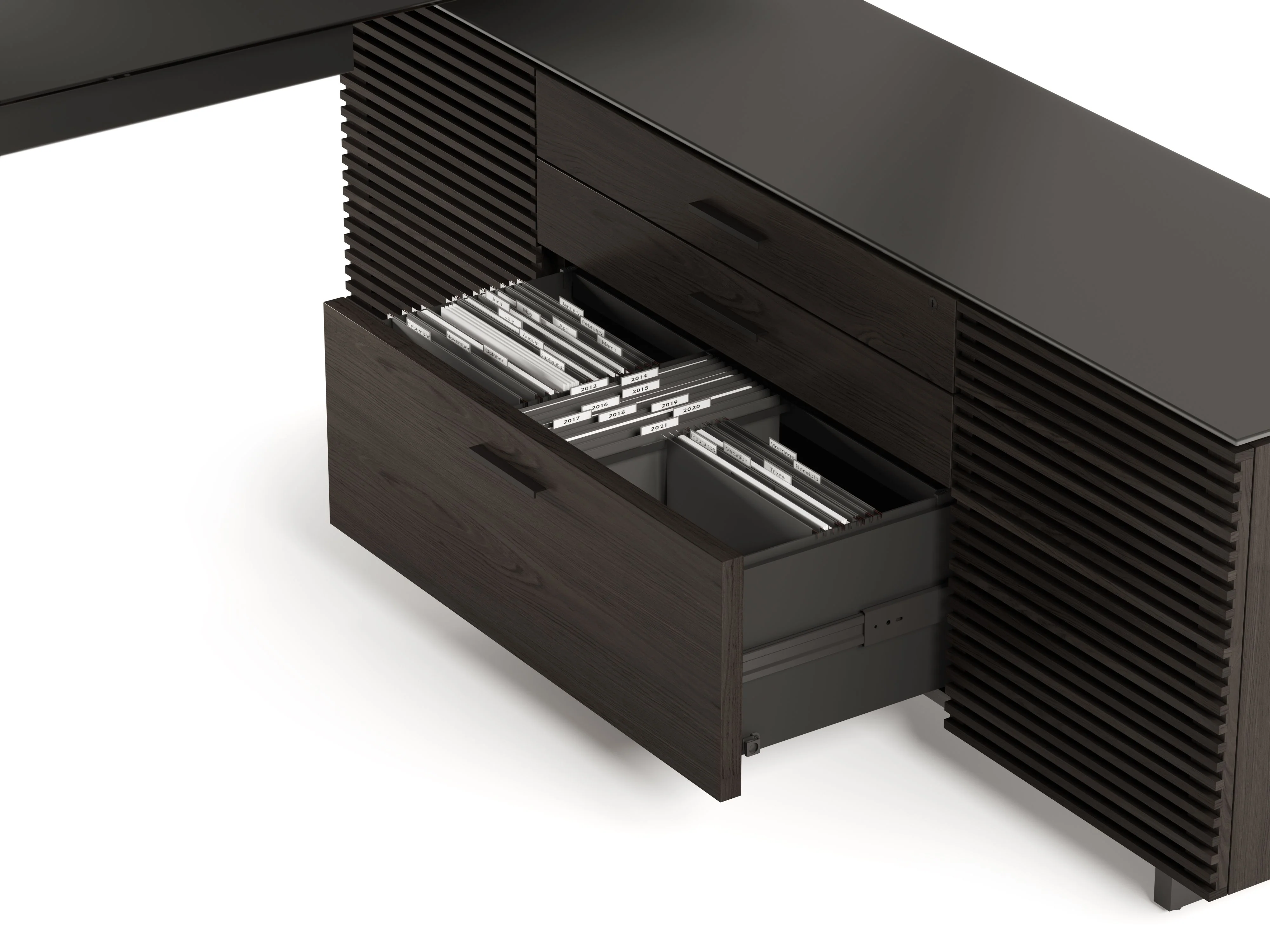 BDI Corridor Office 6531 Modern L-Shaped Executive Desk - Image 17