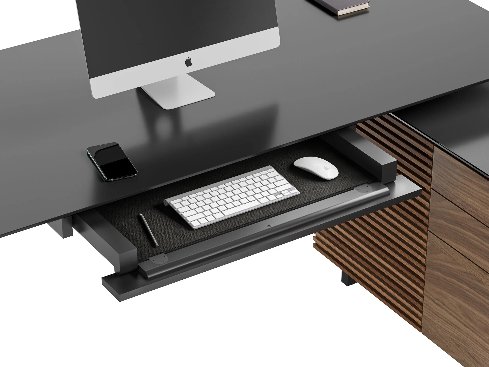 BDI Corridor Office 6531 Modern L-Shaped Executive Desk - Image 18