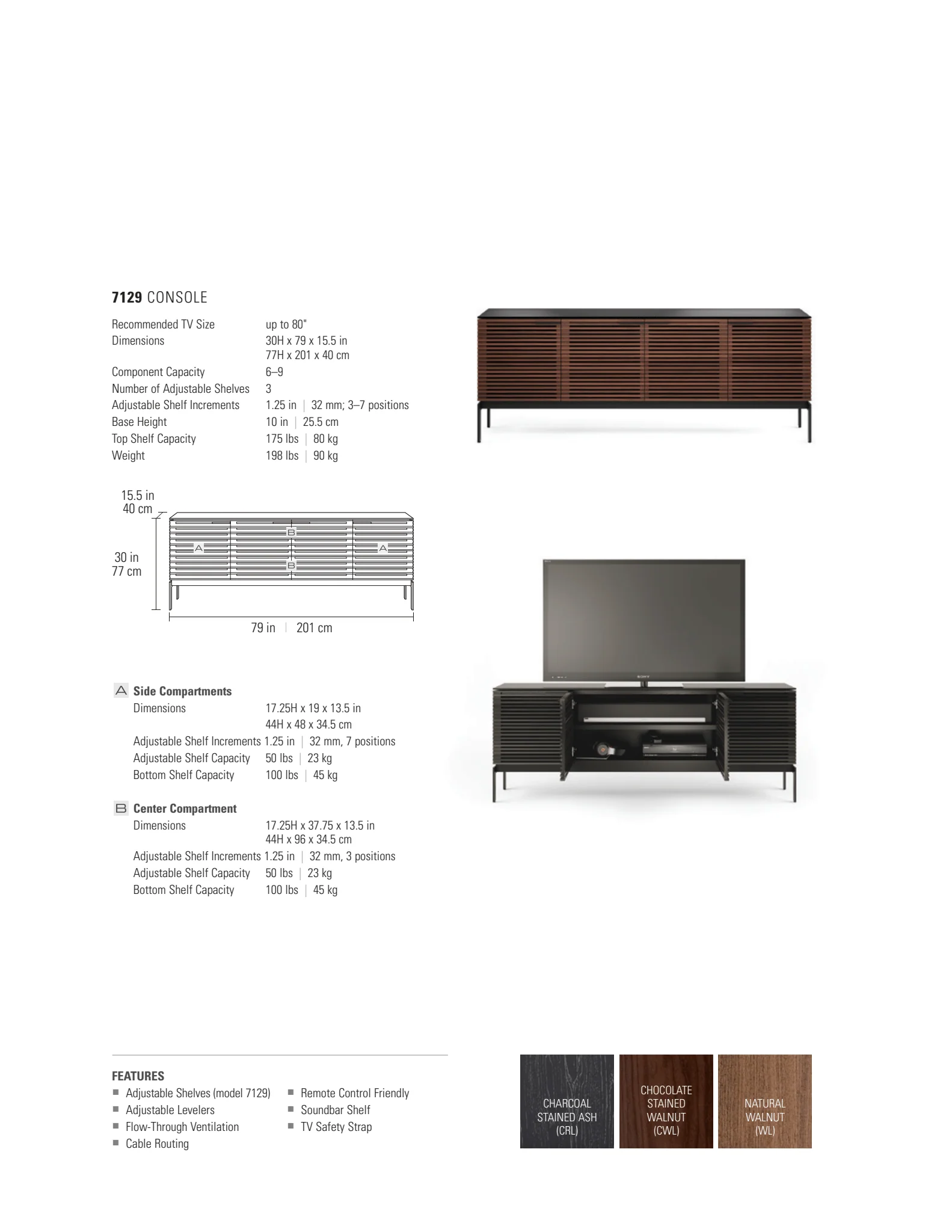 BDI Corridor SV 7129 Slim TV Stand & Credenza - Image 7
