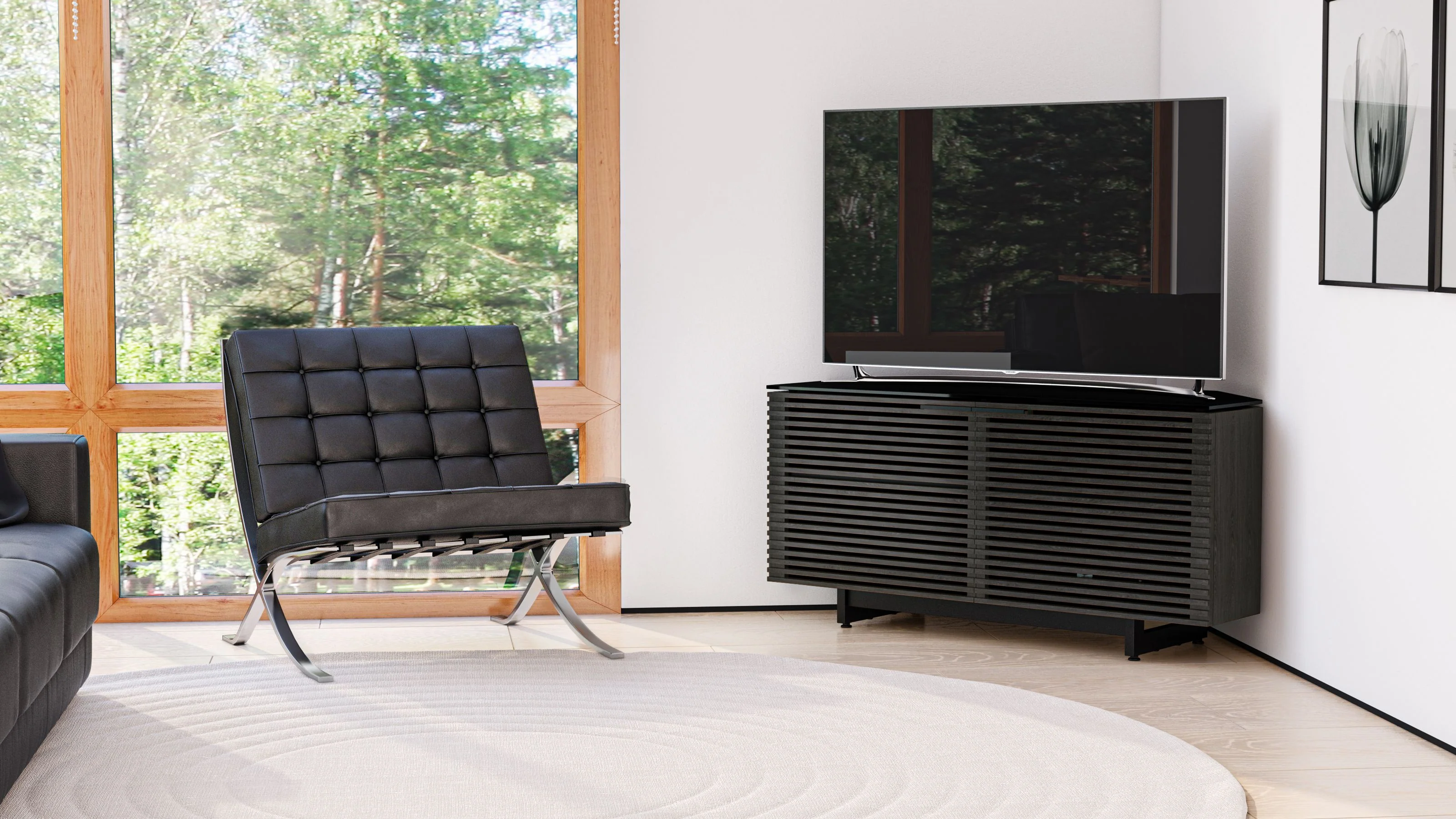 BDI Corridor Media 8175 Corner TV Stand & Media Console - Image 9