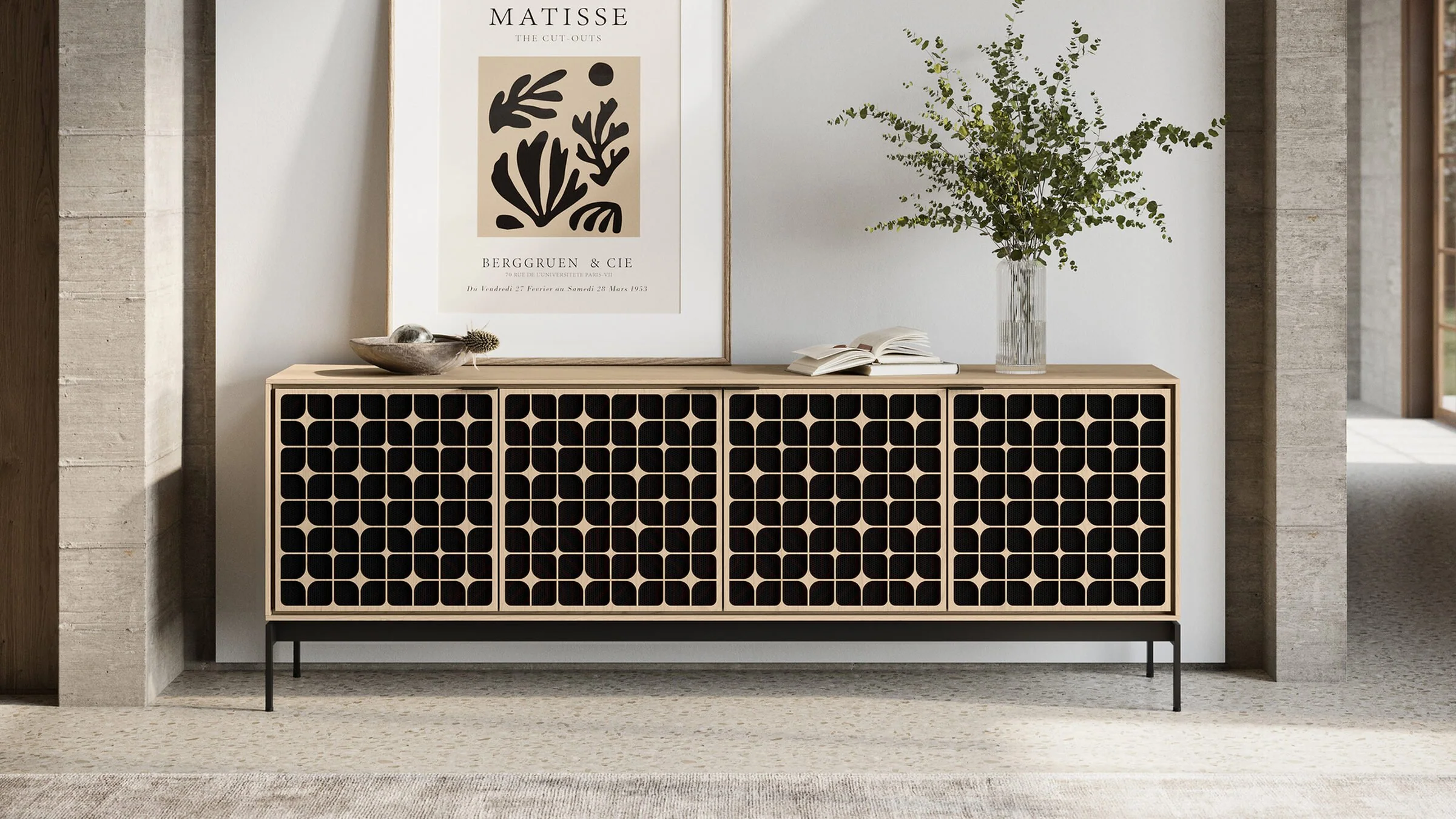 BDI Elements Constellation 8709-CS Media Console and Storage Cabinet - Image 10