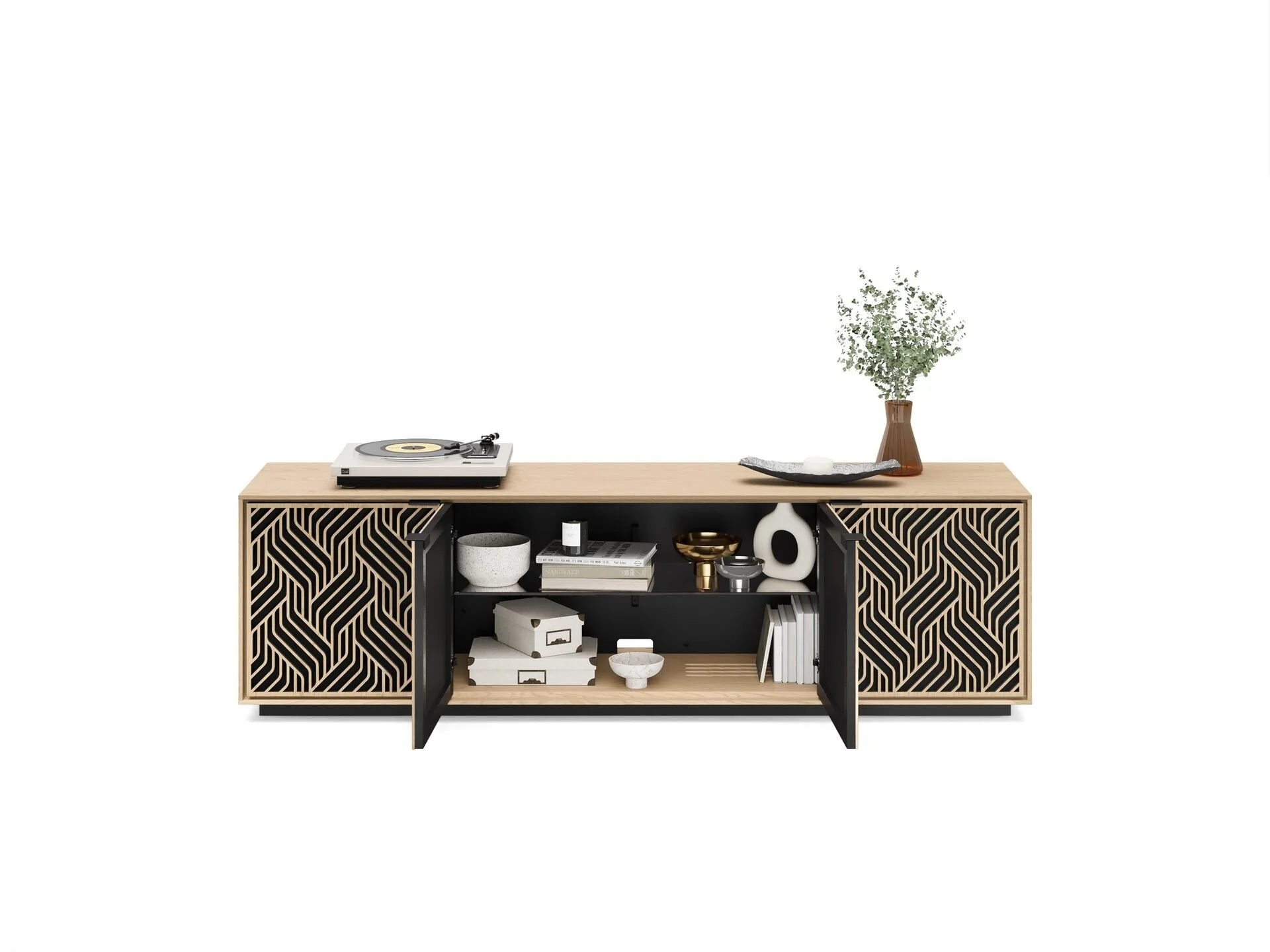 BDI Elements Weave 8703-WE Media Console and Storage Cabinet - Image 13