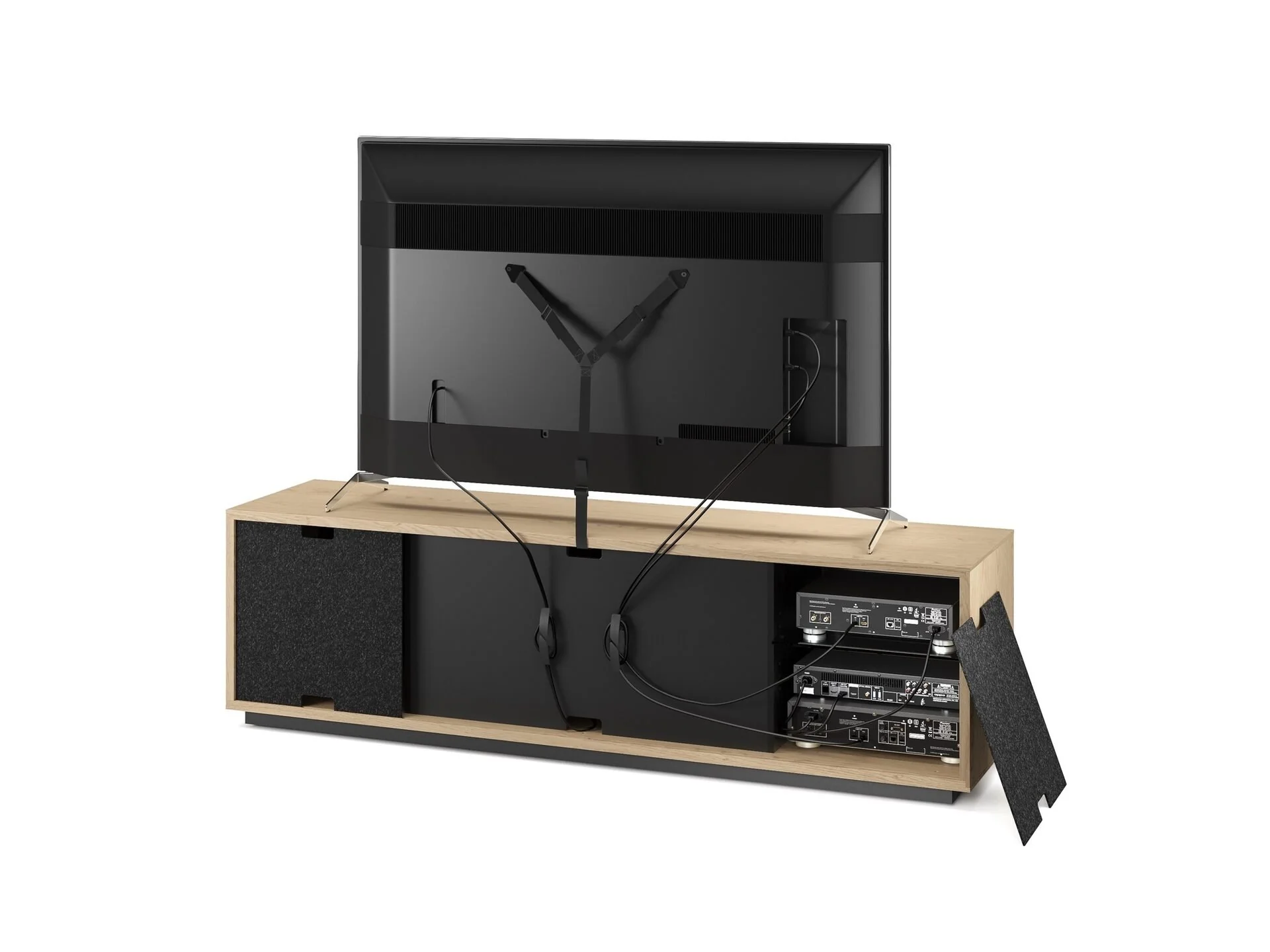 BDI Elements Weave 8703-WE Media Console and Storage Cabinet - Image 18