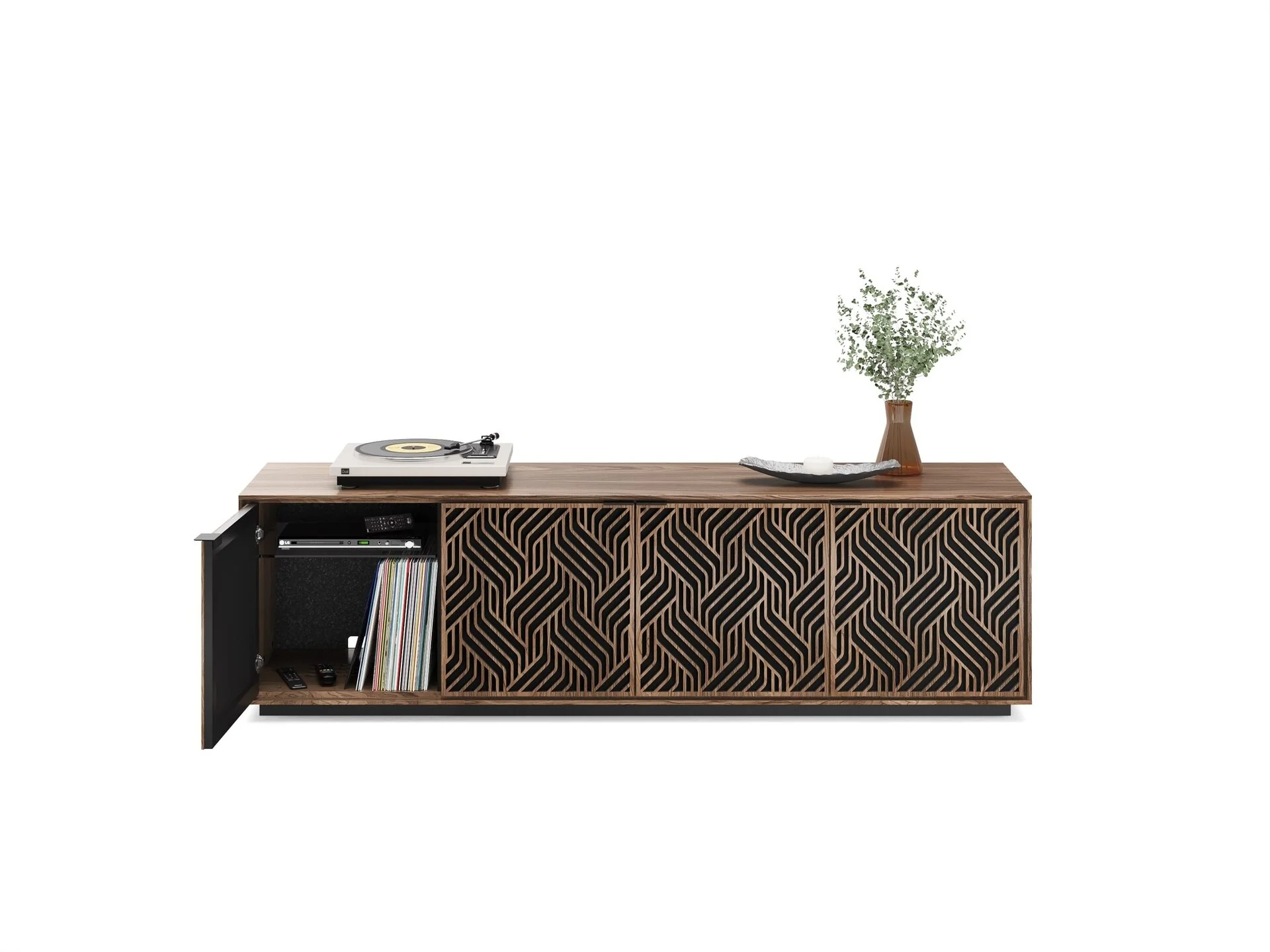 BDI Elements Weave 8703-WE Media Console and Storage Cabinet - Image 4